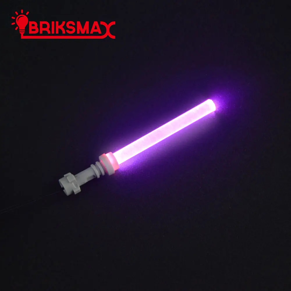BRIKSMAX 1 Pcs DIY LED Light Saber Powered By USB For Star War Trooper Toy Gift Compatible with Classic Brand Figures Toy