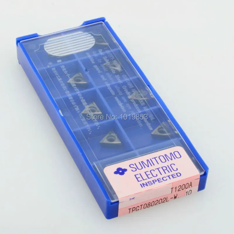 GIAPPONE originale TPGT080202 L-W TPGT080204L-W T1200A noioso inserti carburo di Tornitura inserti per tornitura portautensili