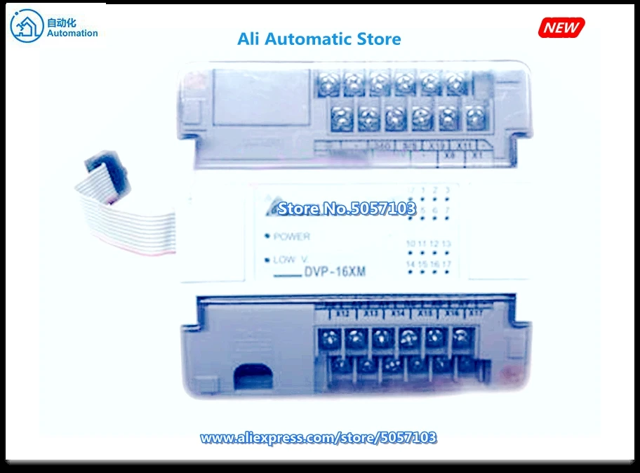 DVP16XM11N 16 Point Expansion Machine 16DI DC Power Supply New