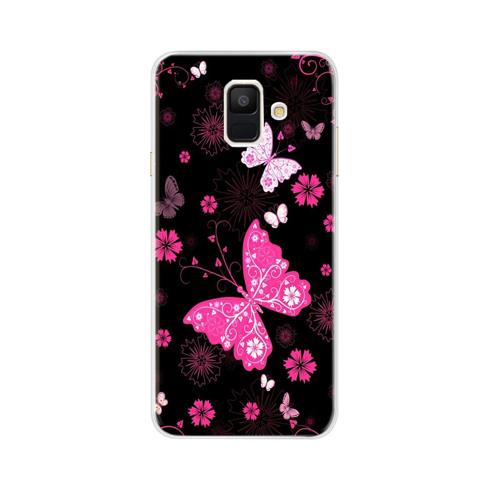 Fashion Silicone Case For Samsung Galaxy A6 2018 Case A600 sm-a600f Soft TPU Cover For Samsung Galaxy A6 2018 Shell Phone Funda