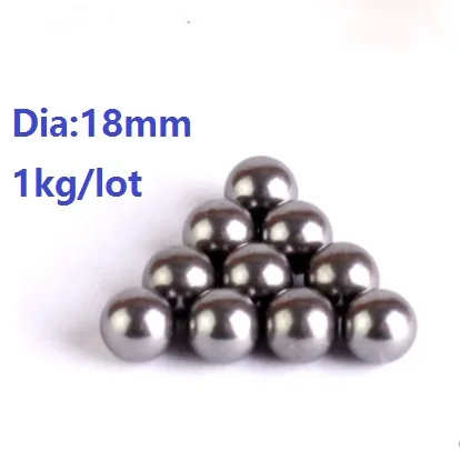 

1kg/lot (42pcs) high quality steel ball Diameter 18mm high-carbon steel balls bearing precision G100 Dia 18mm