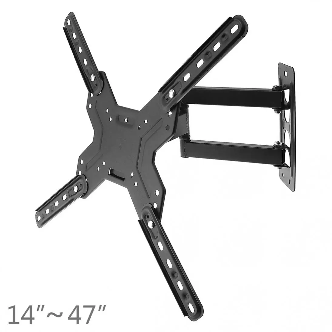 Universal 30KG Full Mount Cantilever Mount Adjustable Telescopic Revolving TV for 14 - 47 Inch LED / LCD TV