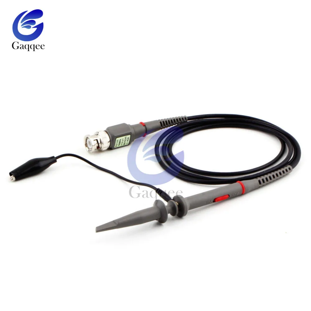 P6100 100MHz Oscilloscope Scope Clip Probe Test Leads High Precision Scope Analyzer Alligator Test Clip Probe for Tektronix HP