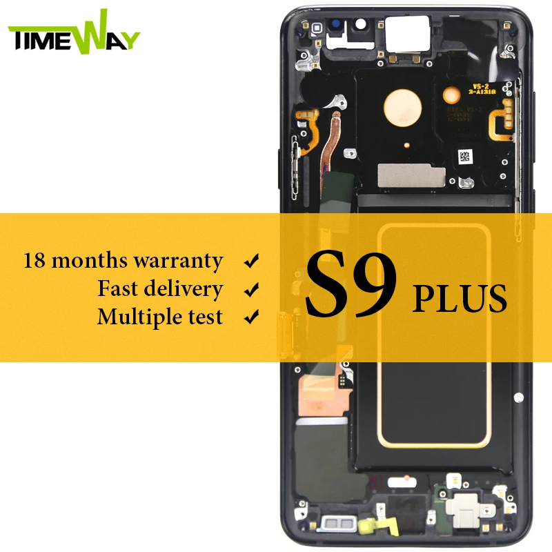 Super AMOLED LCD For Samsung S9 Plus LCD Dispaly With Frame With Touch Screen Assembly For Samsung S9 Plus G965 G965F Screen