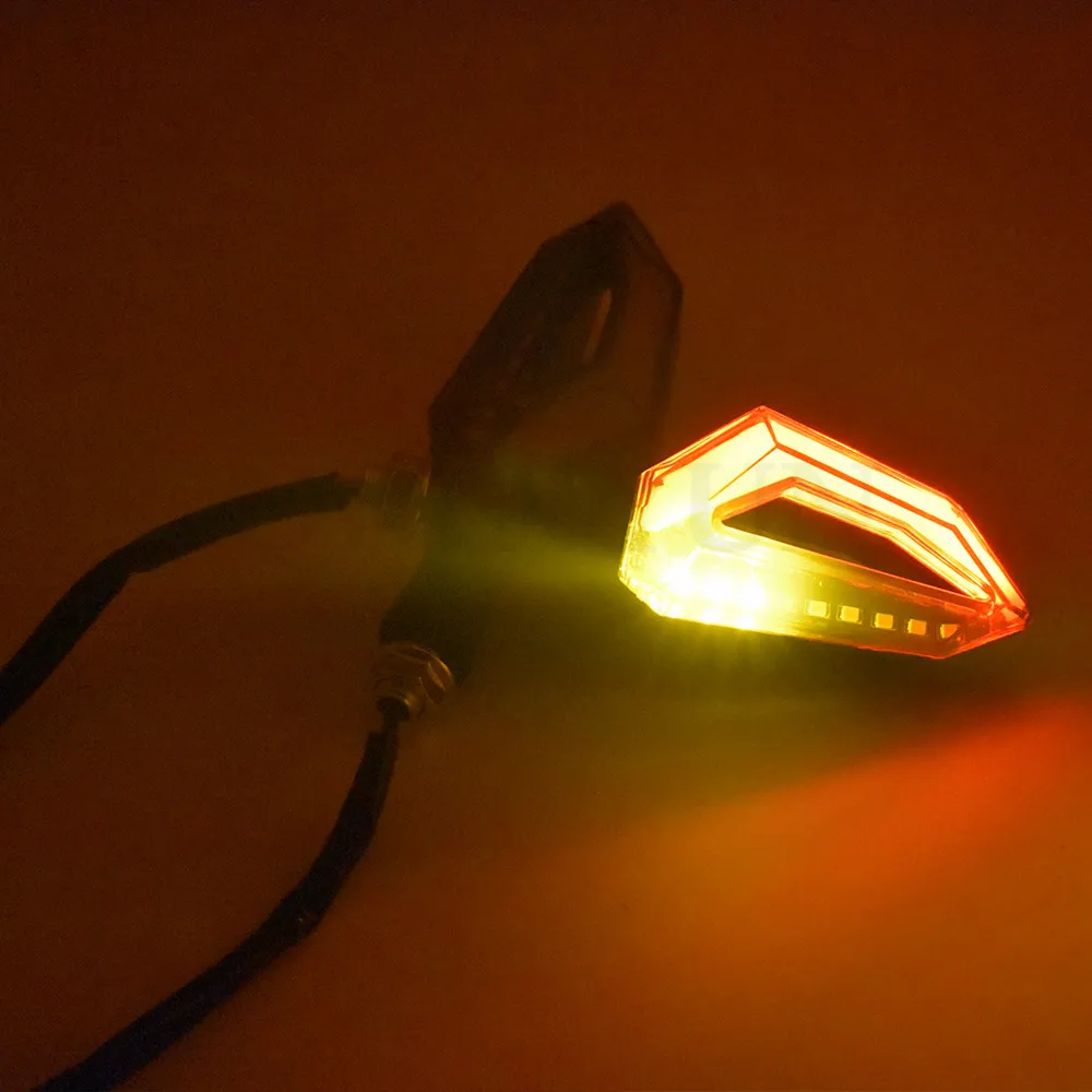 Universal motorcycle turn signal light flowing water LED flash for Suzuki GSXR GSX-R 600 750 1000 K1 K2 K3 K4 K5 K6 K7 K8 K9