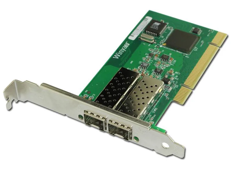 Placa de servidor ethernet, 2 portas sfp, fibra gigabit, 1000mbps, para 82546gb