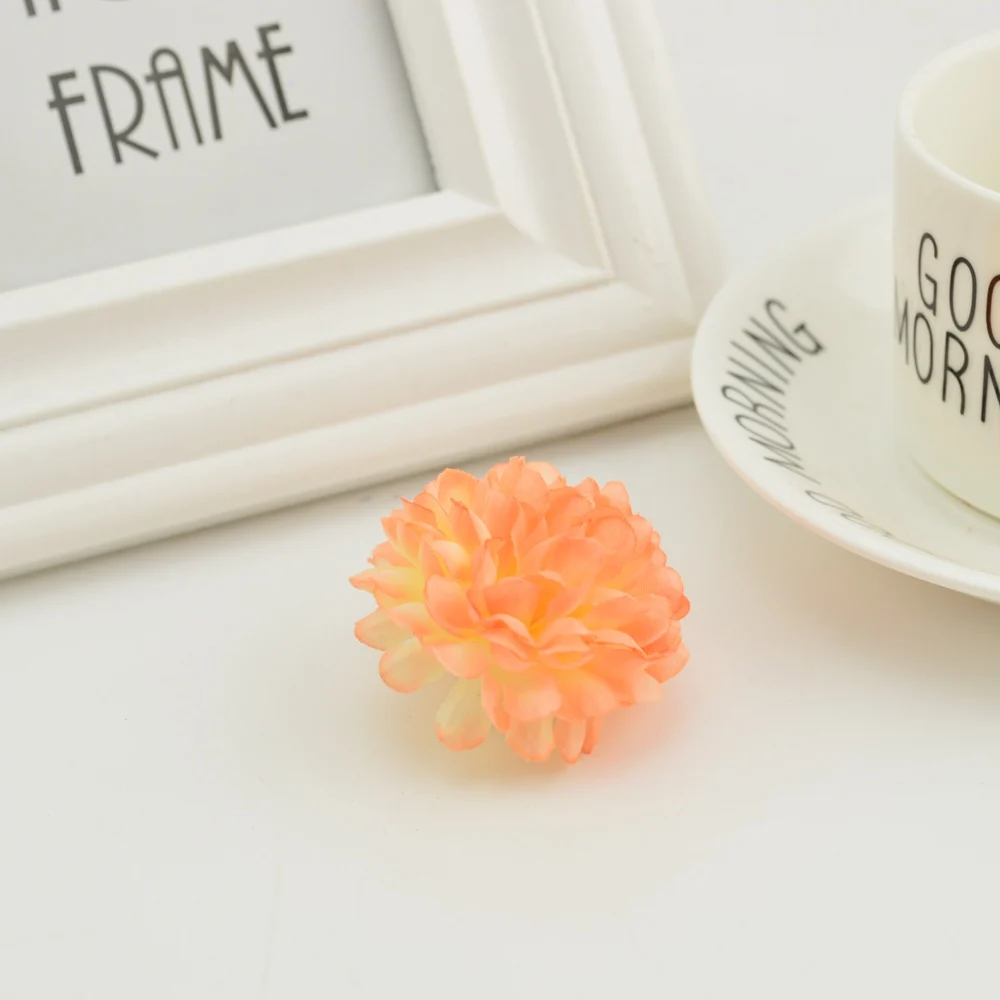 5CM 20 Stück Mehrschichtige Seiden-Chrysanthemenköpfe Künstliche Blumen Günstig für Heim- und Hochzeitsdekoration DIY Kranz Brautstrauß – Detail 18