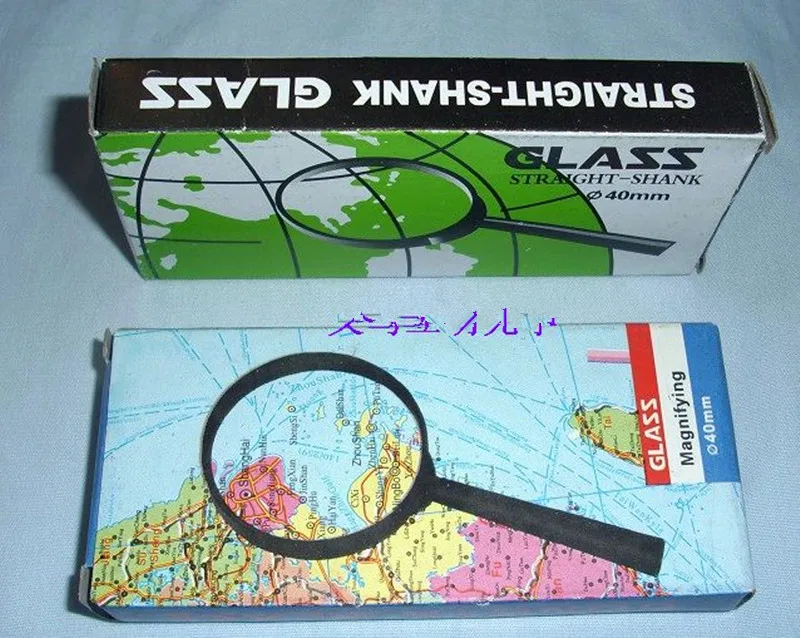 Magnifiers Transparent Handheld 40MM Plastic Frame Read Instrument Tools Magnifying Glass For Elder Student