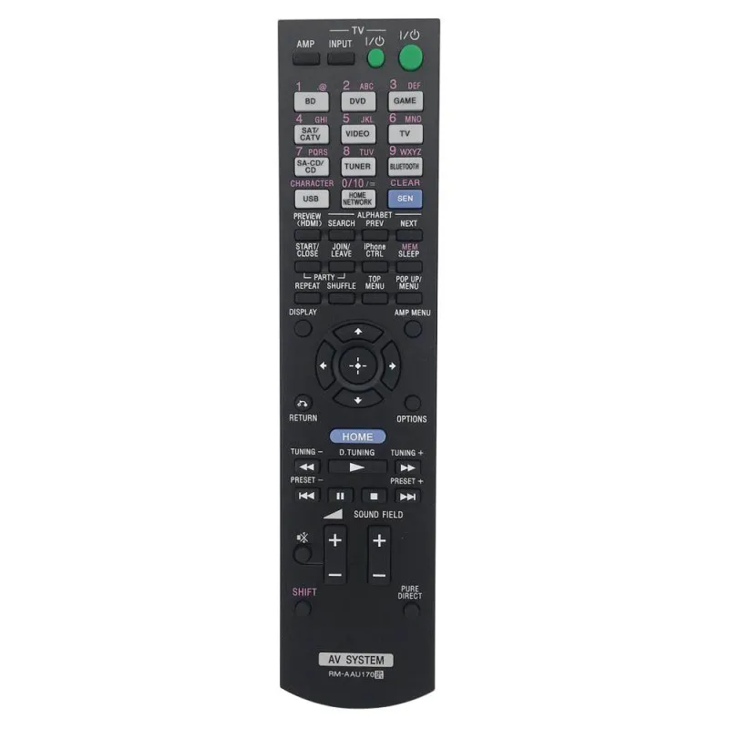 New Remote Control RM-AAU170 For SONY STR-DN840   RM-AAU169 AV Player Receiver