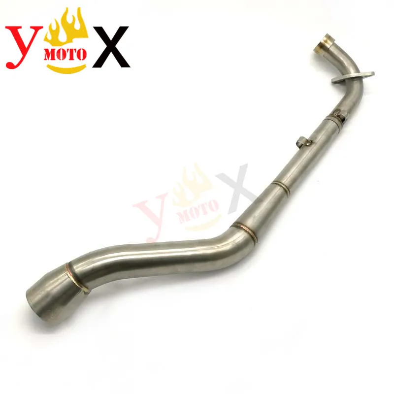 Modified Steel Motorcycle Slip On Exhaust Pipes Front Link Muffler Silencers For Honda MSX 125 Grom MSX125 2012-2017 2014 2015