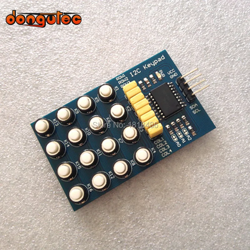 

16 Key I2C keypad Switch Keypad 1x4 2x4 3x4 4x4 Matrix Array Matrix keyboard I2C Keypad Module for arduino