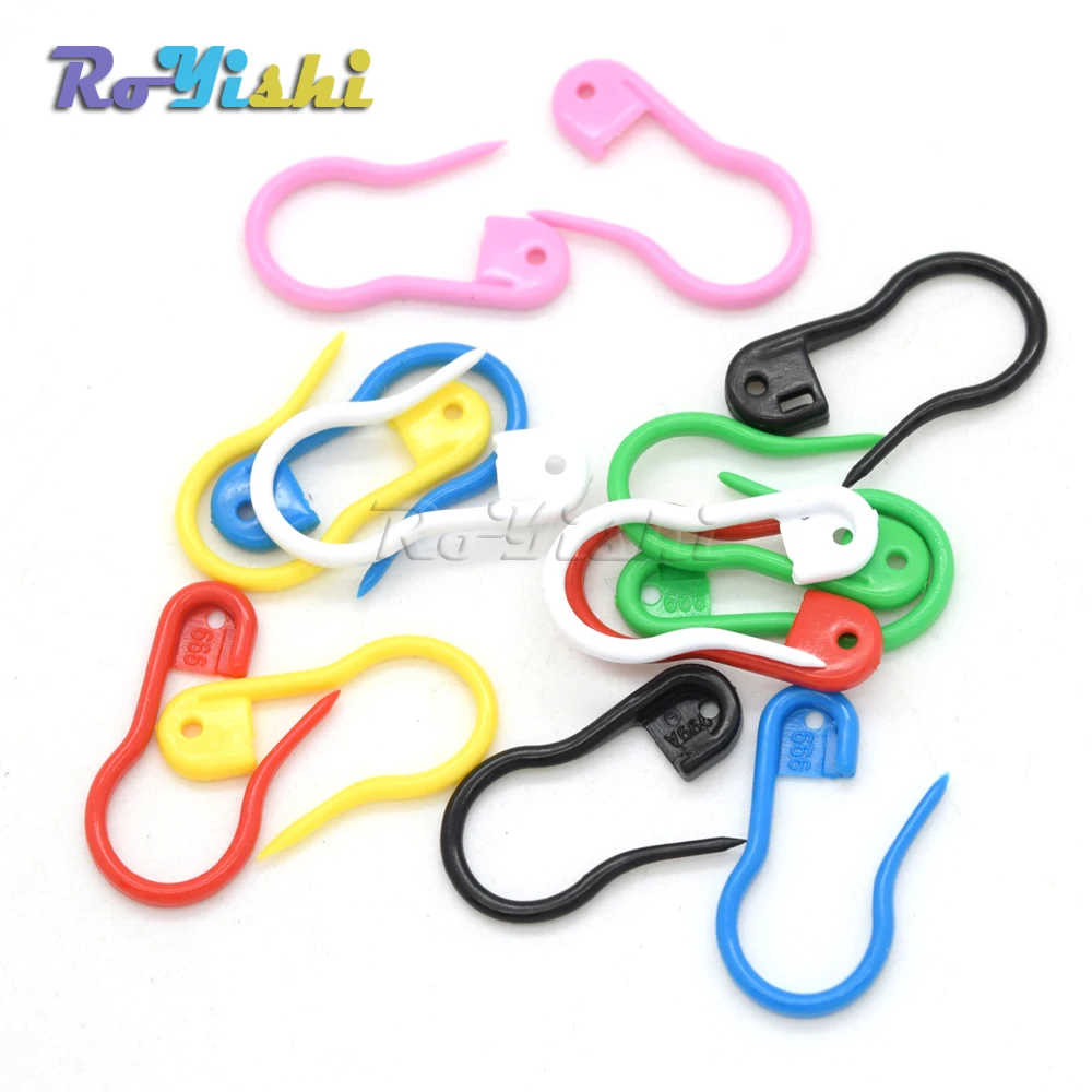 

7/8"Length Colorful Plastic Safety Pins For Label Tags Fasteners Charms Baby Shower