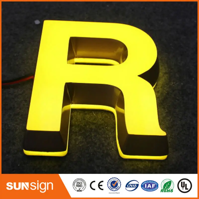 Kleine Size Letters Acryl Mini Led Frontlit Letters