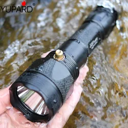 YUPARD Underwater Diving diver 50m Flashlight Torch XM-L2 led T6 Q5 Lamp Waterproof  AAA 18650 rechargeable battery outdoor