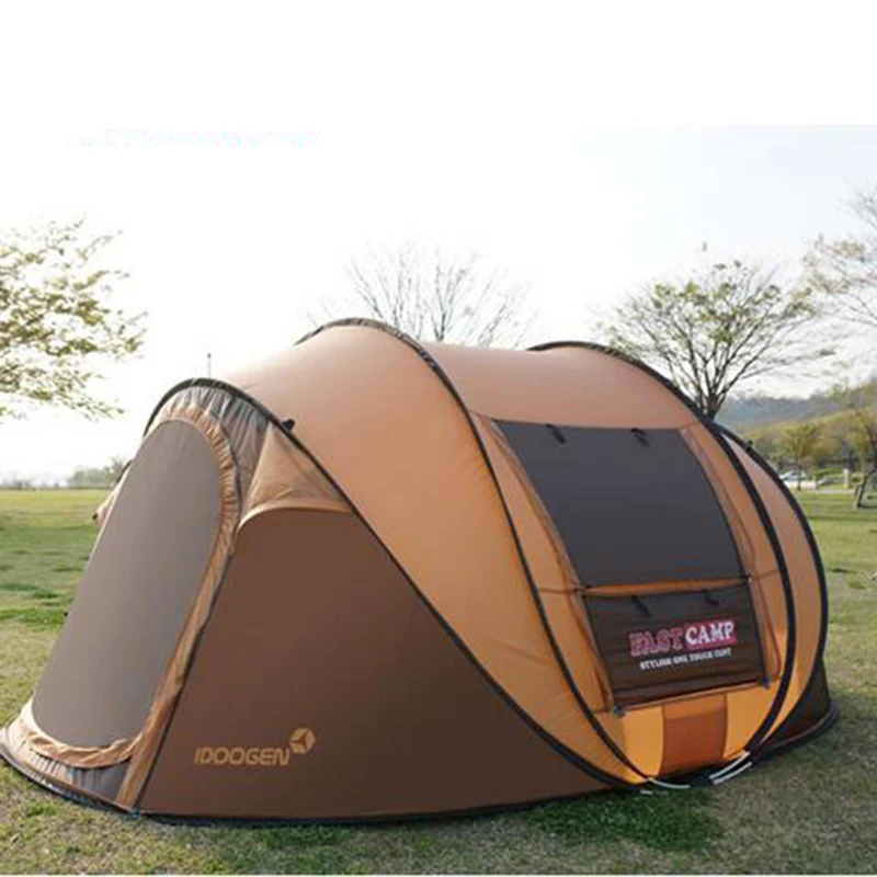 Ultralarge Automatic 3-4 Person Use Pop Up Camping Tent Beach Tent Family Playing Gazebo