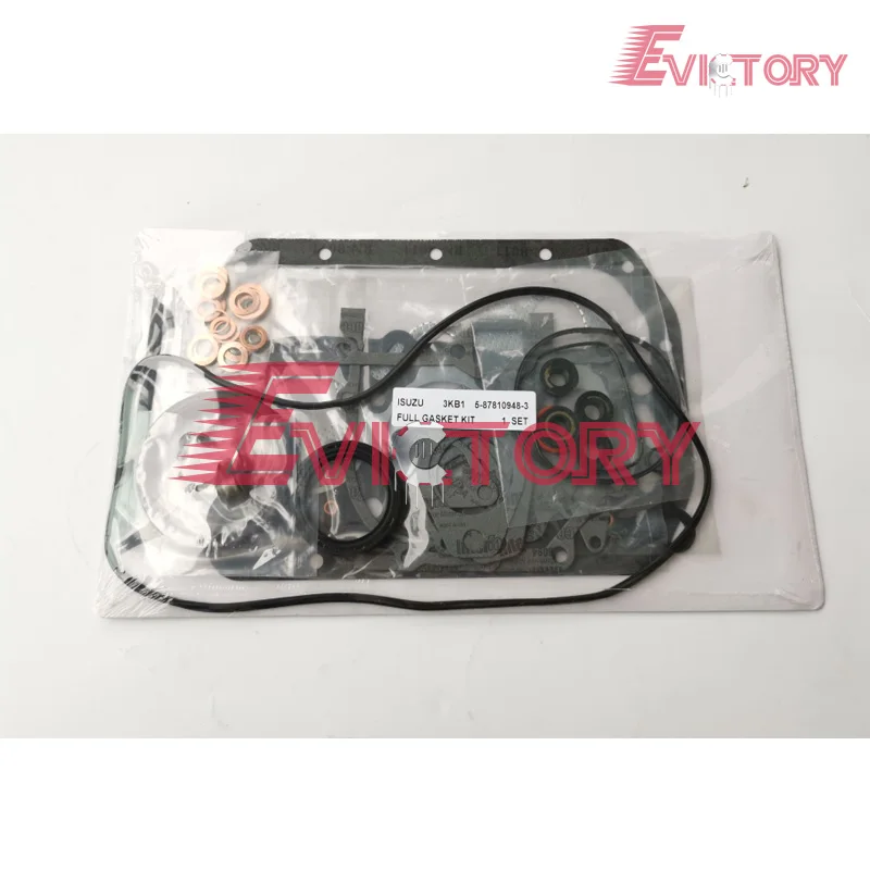 For Isuzu 3KB1 Full engine compelete gasket kit include cylinder head gasket