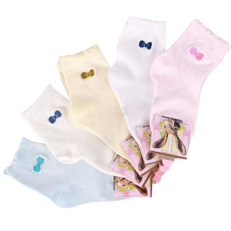 2016 Spring / summer / autumn fashion cartoon cute cotton flanging girls socks 1-9 year children socks