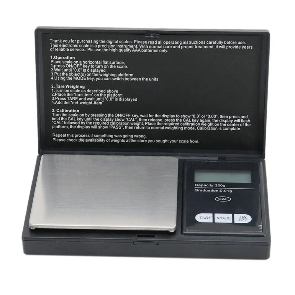 500g x 0.01g Digital kitchen Scale Jewelry Gold Balance Weight Gram LCD Pocket weighting Electronic Scales