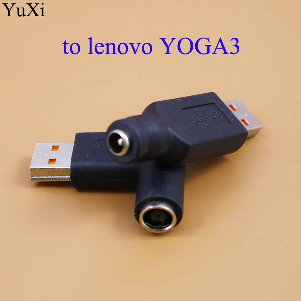 DC 7.9*0.9mm 5.5*2.1mm DC Jack naar Speciale USB Charger Power Adapter 90 Graden Schuine voor Lenovo yoga 3 PRO yoga 3 4 11 Laptop