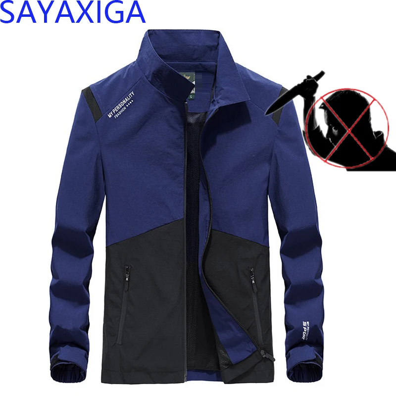 Self Defense Anti Cut Knife Puncture Proof Clothes Anti-stab Jacket Stealth Cut Resistant Outfit Security Cutfree Jacket 4xl