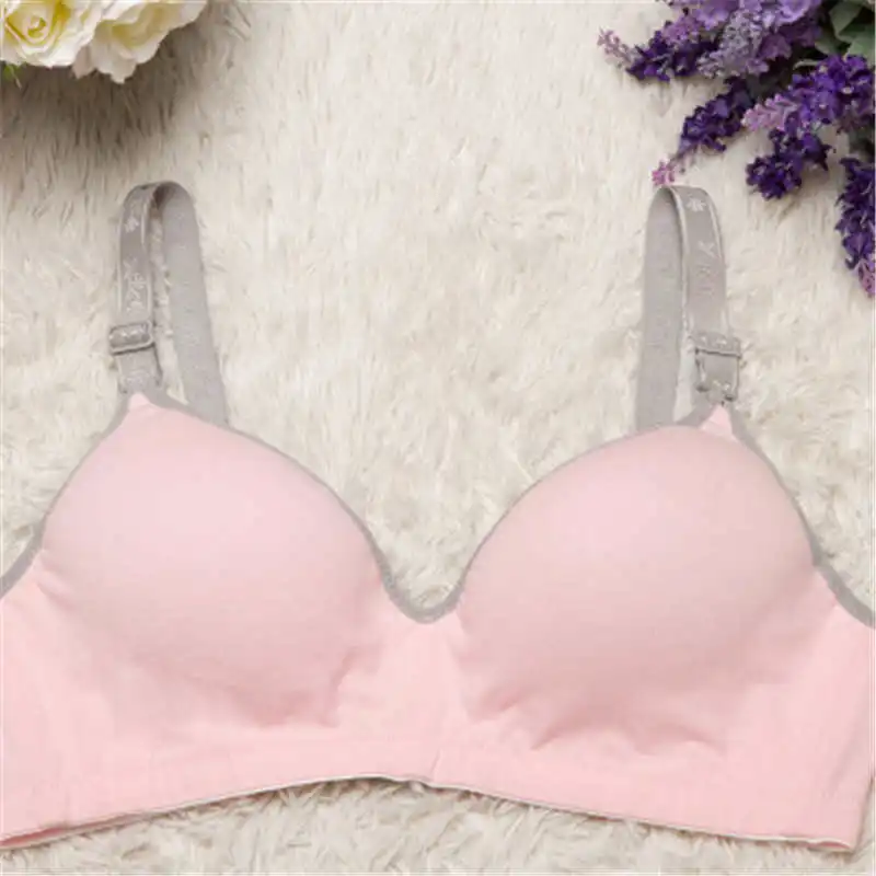 Sexy Cotton Maternity Nursing Bra Pregnant Clothes Women Feeding Sleeping Bras Wire Free Breastfeeding Bra Underwear