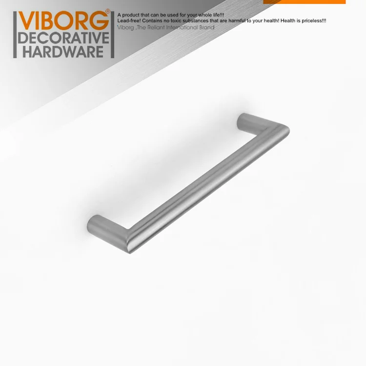 VIBORG Deluxe 128mm Solid 304 Stainless Steel Modern Kitchen Cabinet Cupboard Door Handle Pulls Drawer Pull Handle, SV726