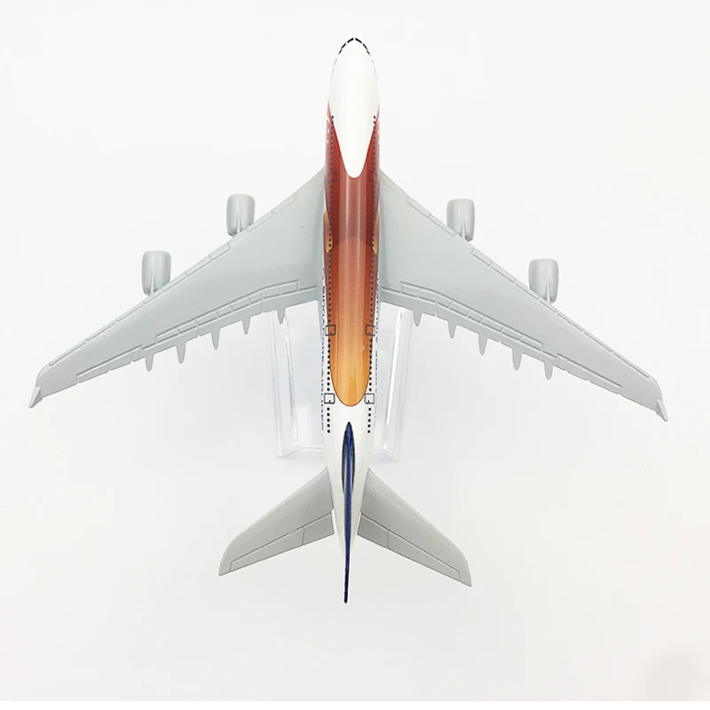 Singapore Airlines model samolotu Airbus A380 samolot 16CM metalowy odlew ze stopu 1:400 model samolotu zabawka dla dzieci uwalnia statek