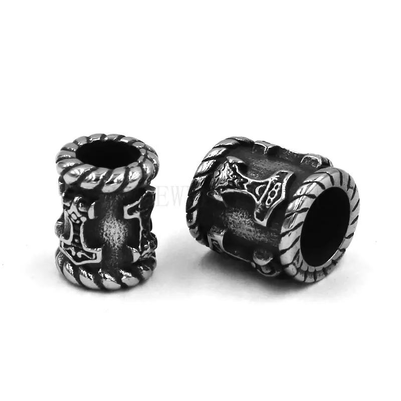 Classic Myth Thor Hammer Pendant Stainless Steel Punk Celtic Knot Norse Viking Amulet Biker Men Lovers Jewelry SWP0456