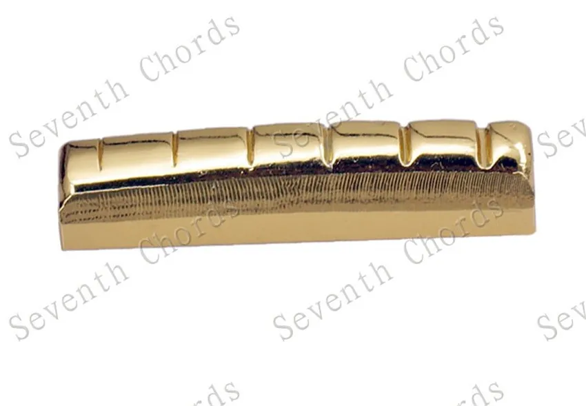 2 Stück/Set Messing Sattel und Steg für Akustikgitarre, Gitarrenzubehör, 3 Größen zur Auswahl, Musikinstrument-Zubehör – Detail 7