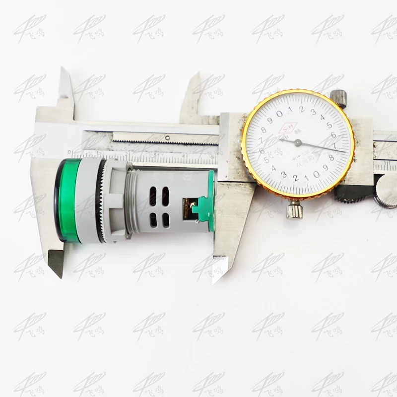 22Mm Ac 60-500V Led Voltmeter Voltage Meter Indicator Pilot Light Rood Geel Groen Wit Blauw