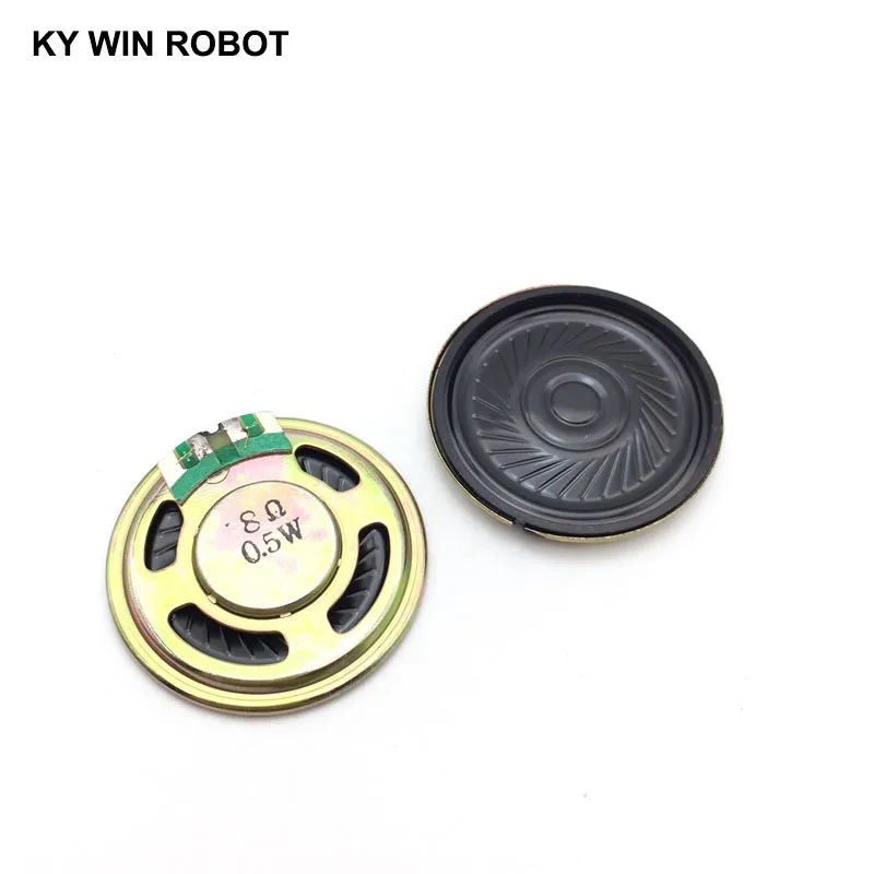 5pcs/lot New Ultra-thin speaker 8 ohms 0.5 watt 0.5W 8R speaker Diameter 36MM 3.6CM thickness 5MM