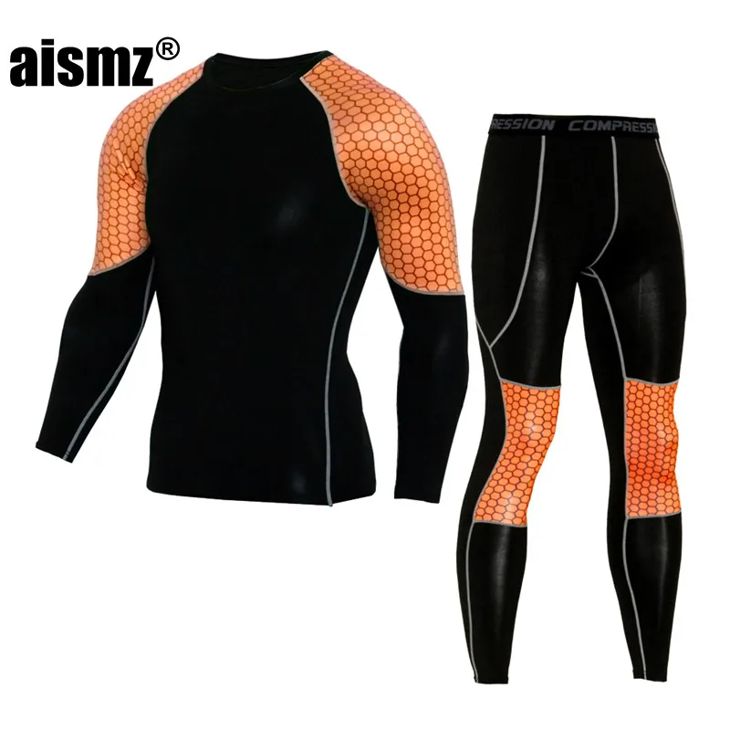 

Aismz The Latest Brand Clothing Quality In Thermal Underwear Long Johns Quick Drying Thermo Underwear Men Clothing