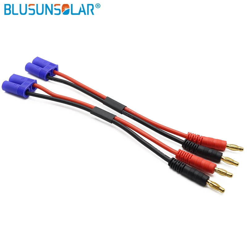 EC5 connector to 4.0mm banana plug with 14AWG Soft Silicone 150MM cable DZ0112