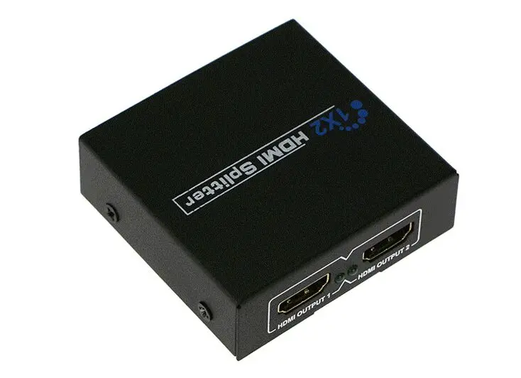 Nieuwe Hdmi Splitter 1 In 2 Out Schakelaar Versterker Dual Display 3D 4K Hdmi Adapter 1X2 Voor multimedia Video Audio Hdtv Hd Dvd PS3