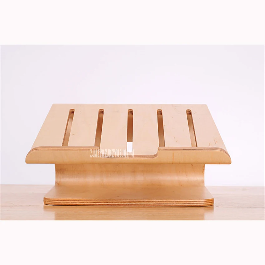 Imagem -04 - Suporte de Refrigeração de Madeira 008 Suporte de Madeira de Alta Qualidade para Apple Macbook hp e Outros Laptops