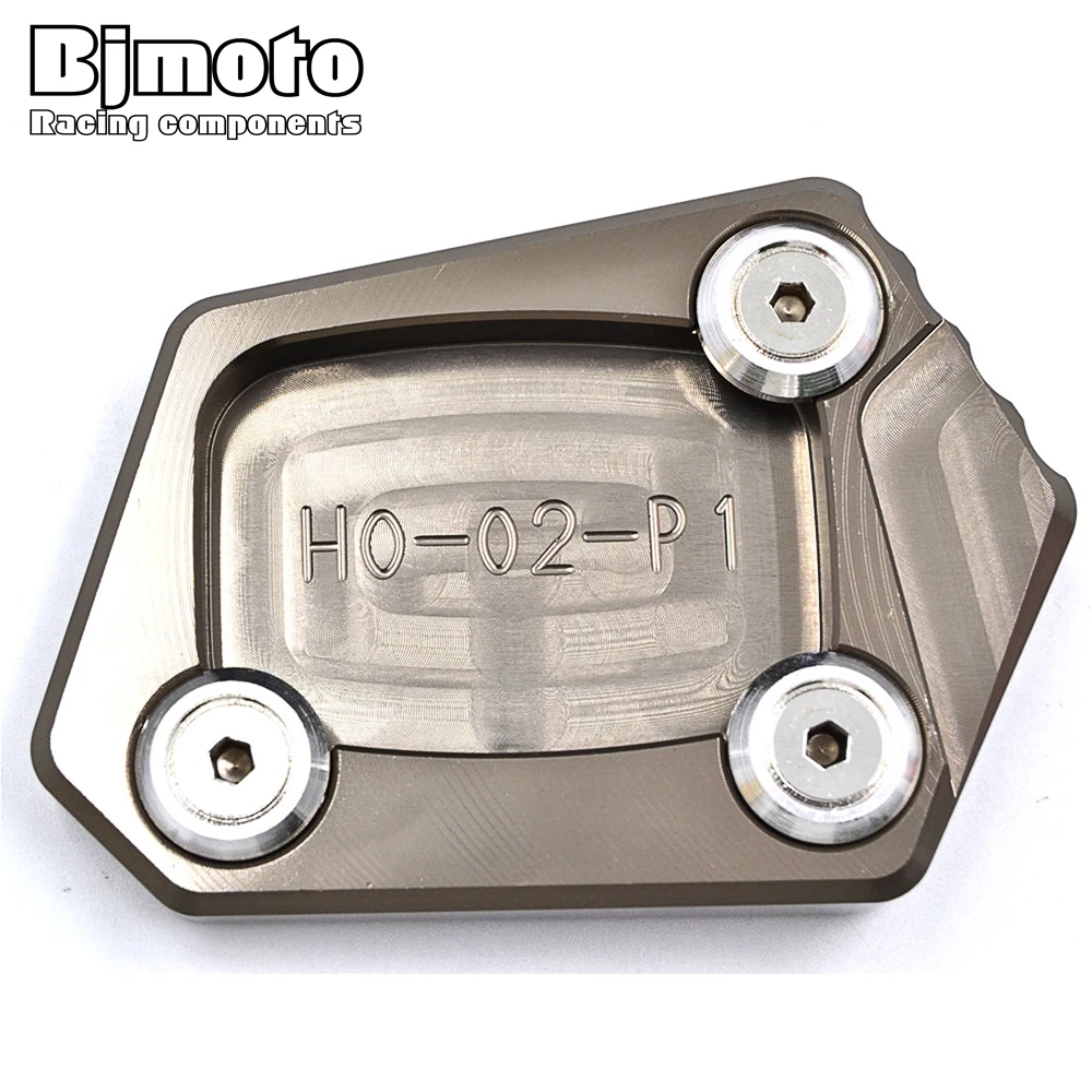 

BJMOTO мотоцикл CNC алюминиевая боковая подставка увеличитель для Honda CBR 600RR 650F 600F 500R 250R 250F CB500F подставка удлинитель