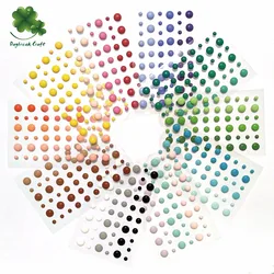 (10 pieces/lot) Self adhesive enamel dots Stickers for Scrapbooking Embellishments