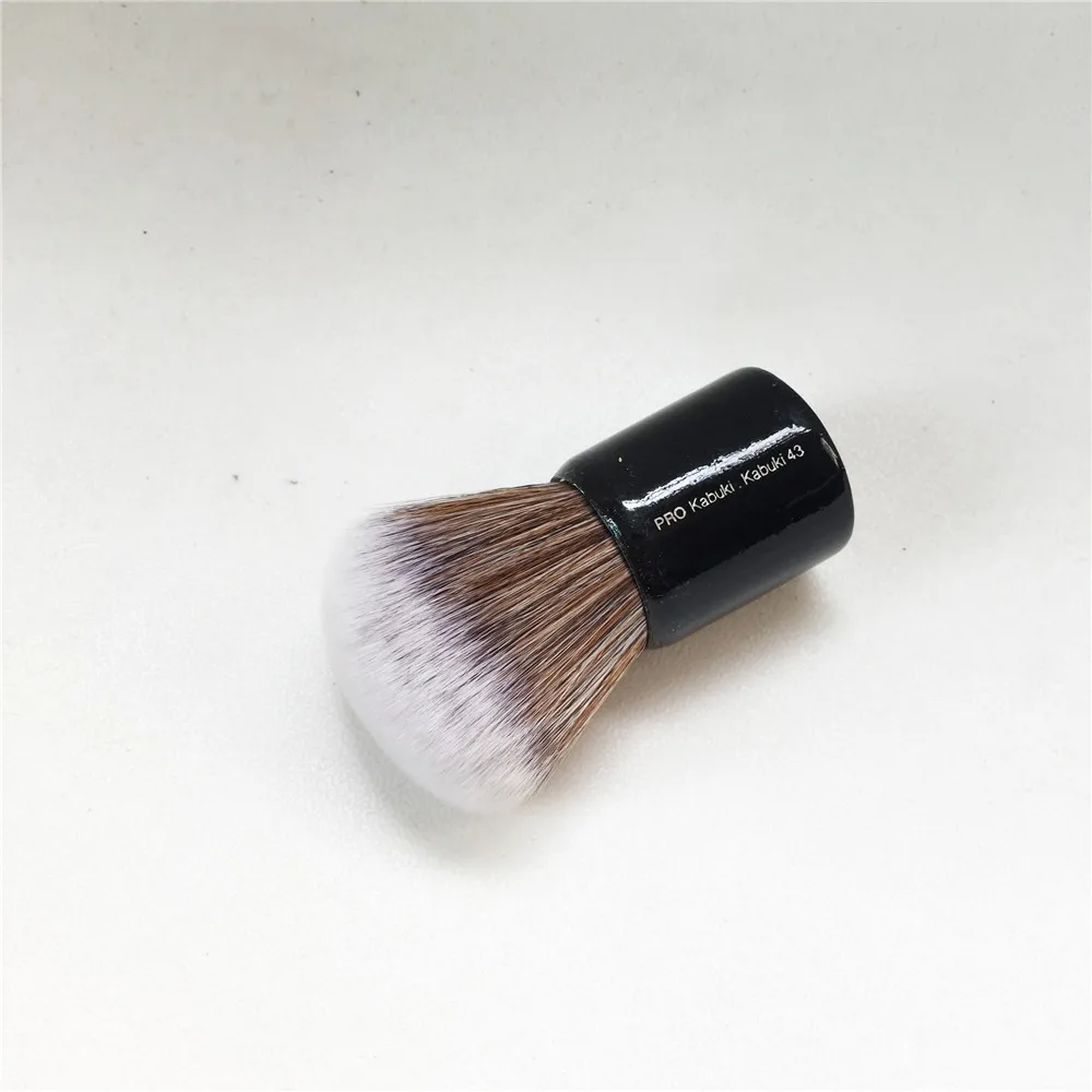 Pro Kabuki Brush #43 - Buffer Brush for Face Powder Bronzer Blusher Mineral Makeups - Quality Makeup brushes Tool