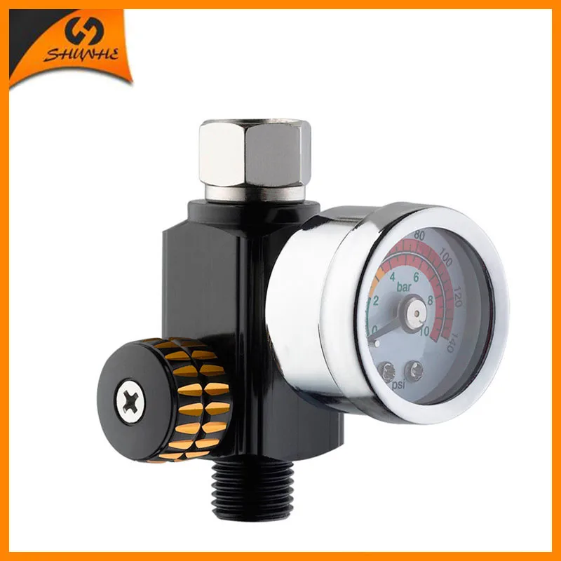 

SAT0343 Pneumatic Tools Gauge Air Pressure Regulator Adjustable Regulating Gauge