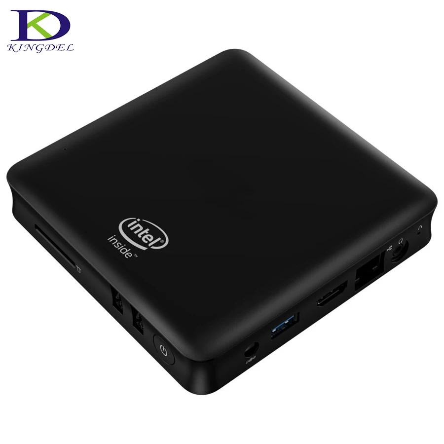 Kingdel-Mini ordenador con Windows 10, Intel Atom X5-Z8350, Quad Core, 4GB de RAM, 64GB, EMMC, WIFI, HDMI, Bluetooth 4,0, para negocios