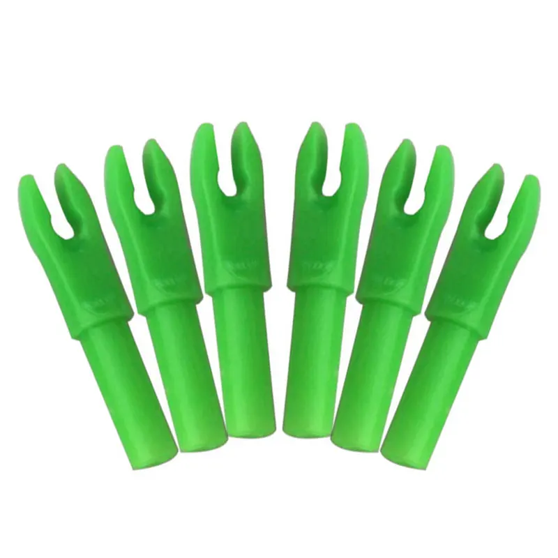 50pcs Arrow Nocks For Carbon Arrow Shaft I.D 4.2mm Plastic Arrow Tails DIY Arrow Knocks Replacement Archery Hunting shooting