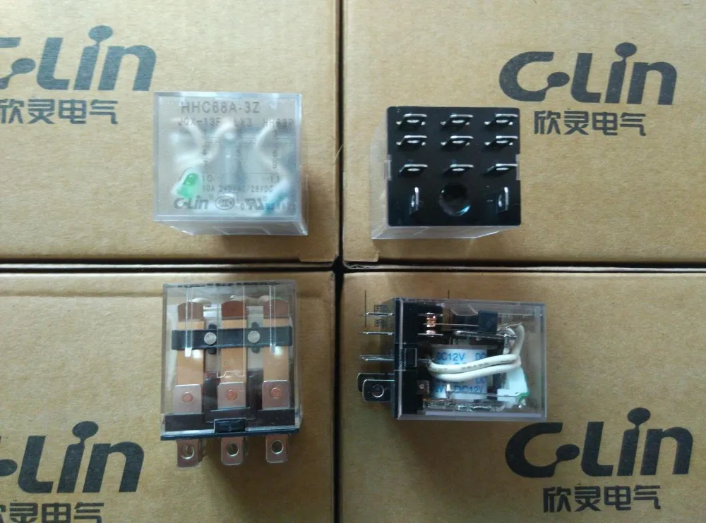 

Brand new original authentic C-Lin HHC68A-3Z JQX-13F/3Z LY3 HH63P YJ3N Relay DC12V