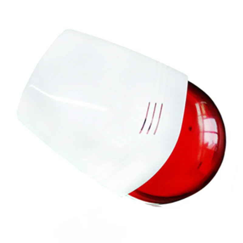 433/315Mhz wireless sound and light alarm at the scene  Burglar  Alarm System