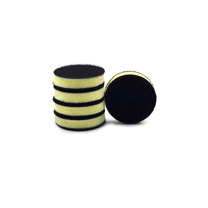 POLIWELL 2PCS 2 ''Interface de Proteção Da Superfície Da Espuma do PLUTÔNIO Pad para 50 mm Hook & Loop Backer Almofadas de Polimento ferramentas de polimento Acessórios