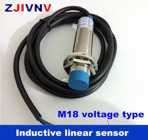 

M18 Inductive linear sensor proximity switch Voltage type non-flush type detect distance 8mm