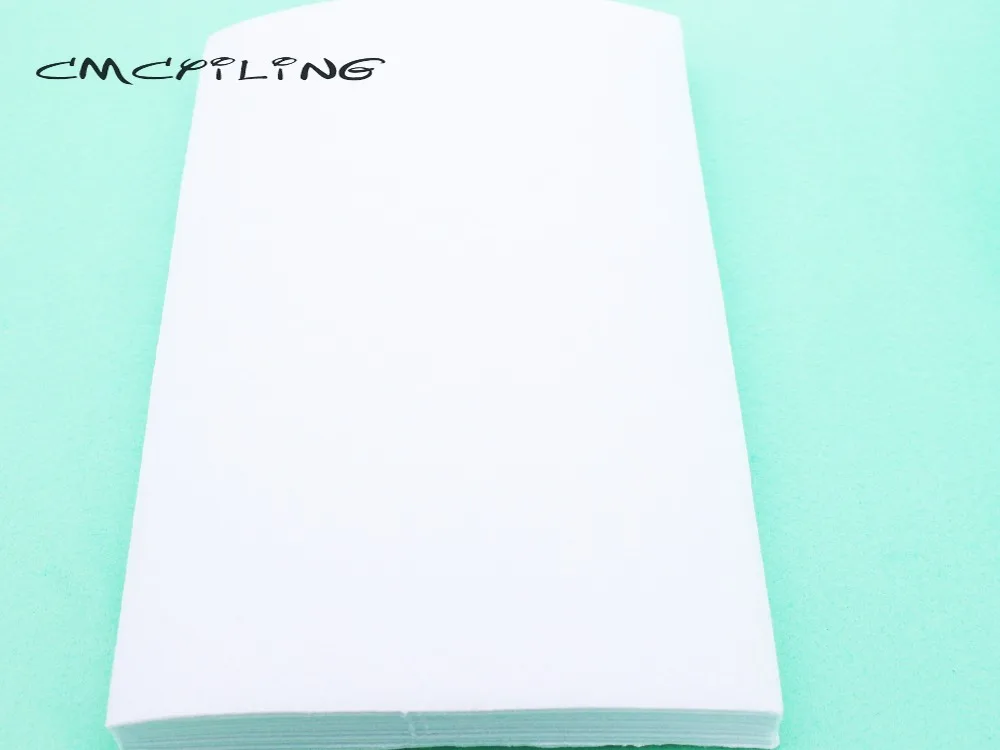CMCYILING 10 Teile/satz 20*30cm Weißen Filz 1,5 MM Dicke Polyester Tuch Für DIY Nähen Handwerk Sammelalbum Fühlte blatt Stoff – Detail 4