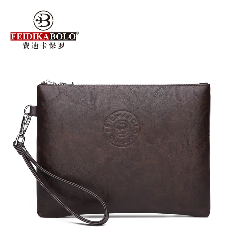 Fashion Men's Clutch PU Leather Men Wallets Vintage Wallets 2018 Classic Male Purses Soft Leather Wallets Black Coffee