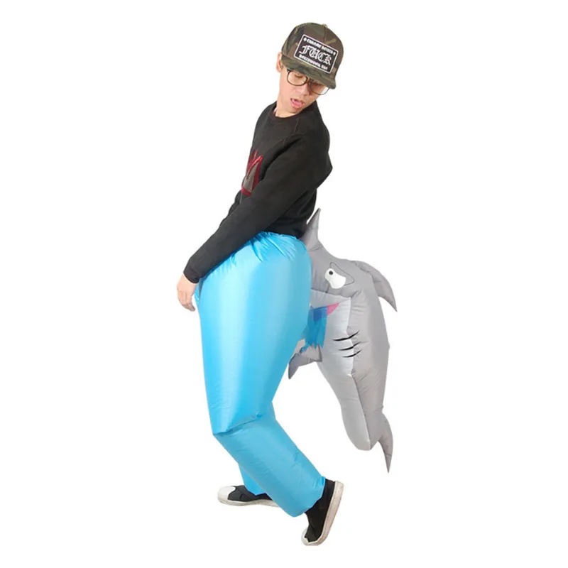 Costume de requin gonflable de carnaval de Cosplay d'halloween Costumes de fête pour les femmes hommes mascotte animale cosplay accessoires de scène performances