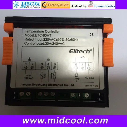 Imagem -05 - Controlador de Temperatura Digital Etc60htetc-60ht-b