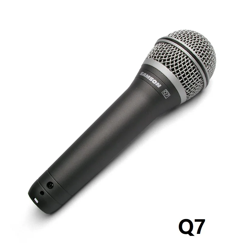 Original SAMSON Q7 Professional Dynamic Vocal Microphone Handheld Dynamic Microphone for Karaoke, live concert High Quality